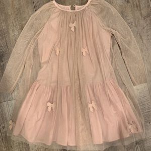 Gorgeous tulle embroidered dress- size 6